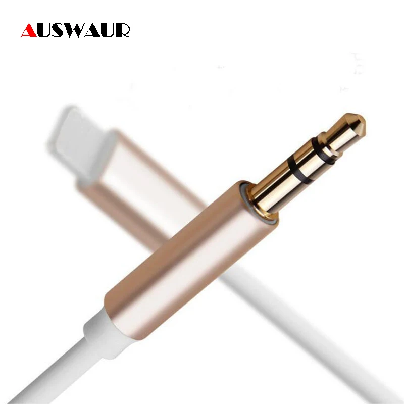 

Car Stereo Aux Adapter Cable for iPhone Male To 3.5mm Male Aux Audio Cable 1M for iPhone iPod iPad Audio Cable
