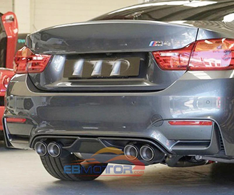 AK Style Rear Lip Diffuser Quad for BMW F80 M3 F82 F83 M4 BUMPER 2014UP