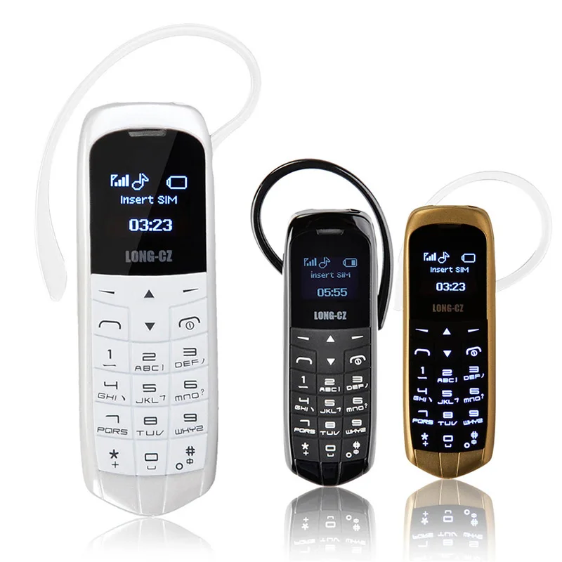 LONG-CZ J8 bluetooth Dialer 0.66 inch mini phone with Hands Free Support FM Radio, Micro SIM Card, GSM Network