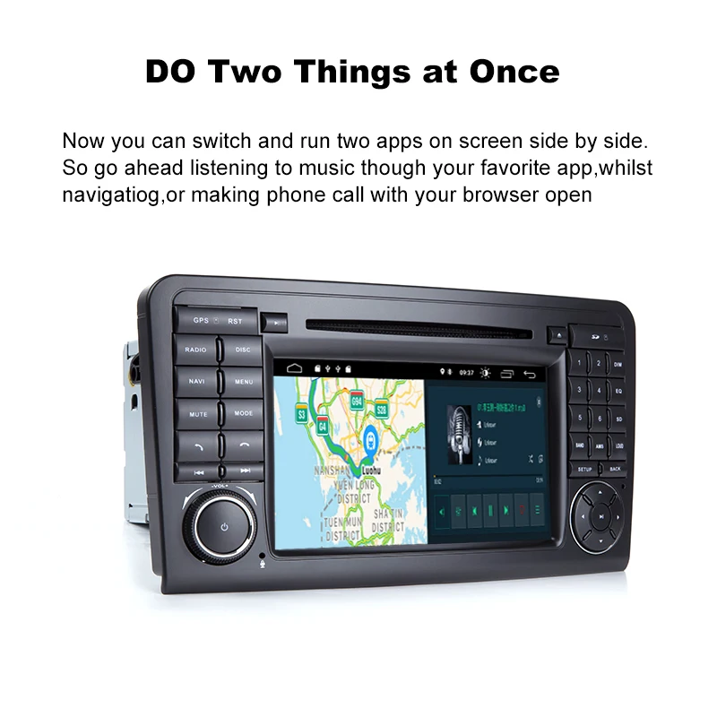 Clearance Xonrich AutoRadio 2 din Android 9.0 Car DVD Player for Mercedes Benz ML W164 ML300 GL X164 GL320 350 420 450 500 Audio Stereo 4G 3