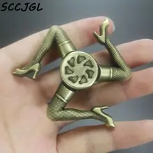 Красивые ножки чулки металлический фиджет-Спиннер ручной палец снимает стресс игрушки Бронзовый Ретро SCCJGL