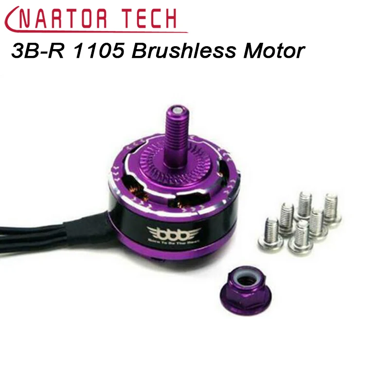 Бесщеточный двигатель BBB 3B-R 1105 6000 kv мощный мотор для гоночного дрона класса FPV |