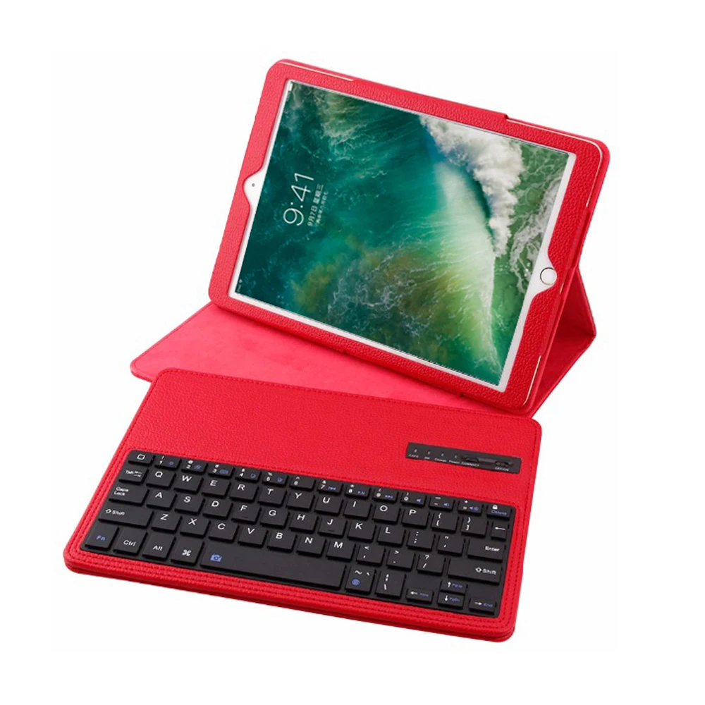 Отсоедините беспроводной чехол с клавиатурой Bluetooth для Apple iPad 9 7 2018 2017 5 го 6