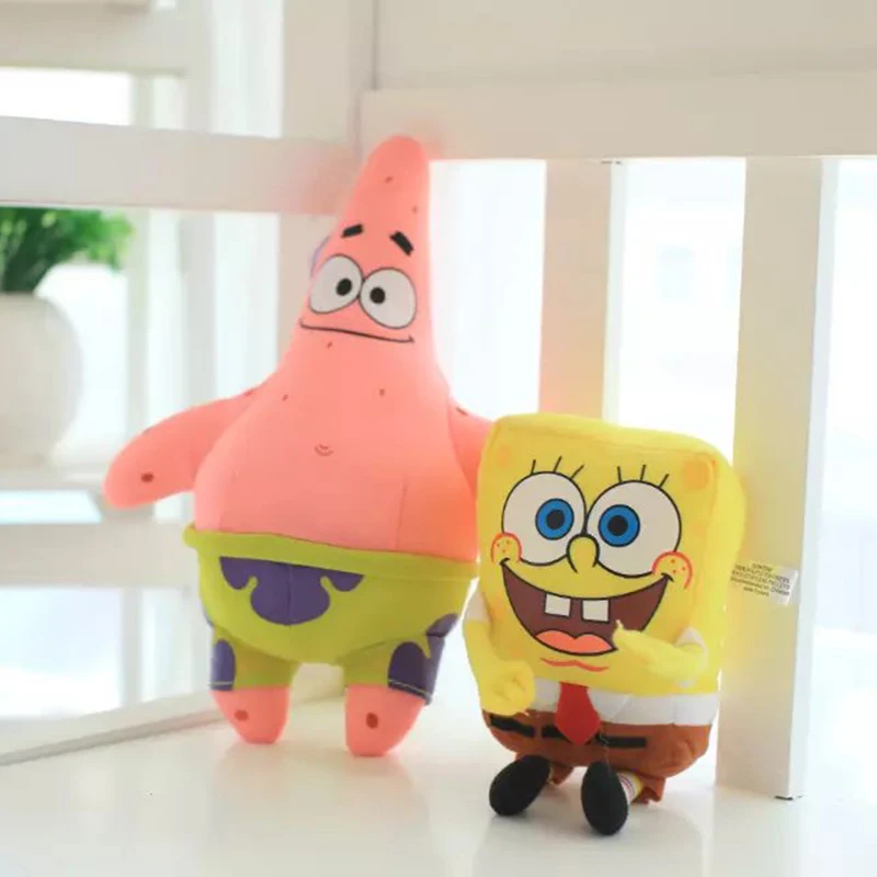 

Cute Spongebob Plush Toys Cartoon Movie Characters Anime Patrick Star / Squidward Tentacles / Eugene / Sheldon Toys for Kid