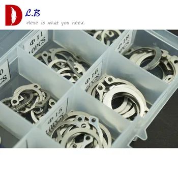 

Circlip Retaining Ring 100PCS 10 sizes 8mm - 18mm 304 Stainless Steel Internal Assortment Kit Gasket