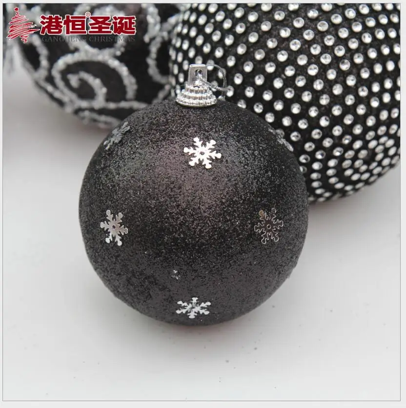 Украшения для рождественской елки Adornos Navidad 2020 Natal Black|Декоративные шары| |