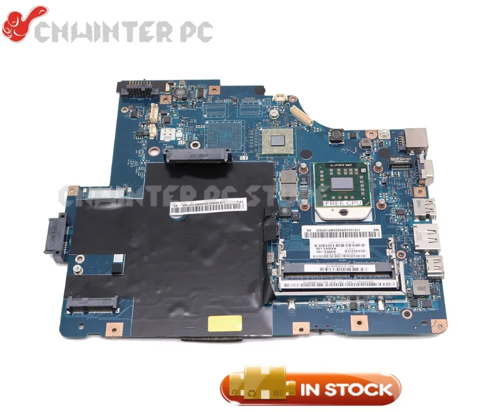 Tanie NOKOTION Laptop płyta główna dla lenovo G565 Z565 płyta główna NAWE6 LA 5754P gniazdo S1 DDR3 z bezpłatnym CPU