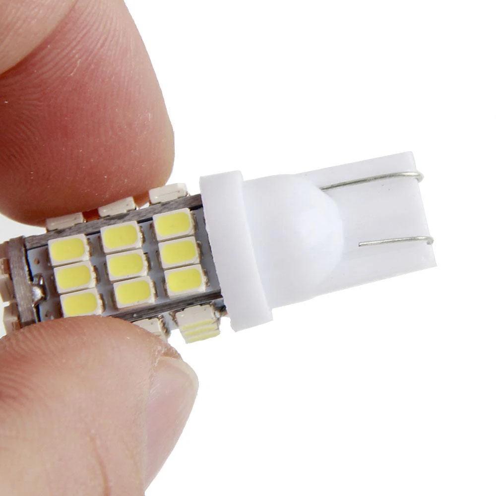 500 шт. Автомобильный светодиодный свет T10 W5W 168 194 1206 42SMD светодиодный Лампа Белый Цвет для авто светодиодный клиновые лампы 12 V теплый белый