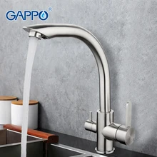 Gappo фильтр для воды краны Кухня Раковина кран смесителя питьевой водопроводной воды кухонный кран холодной и горячей воды очиститель смеситель G4399