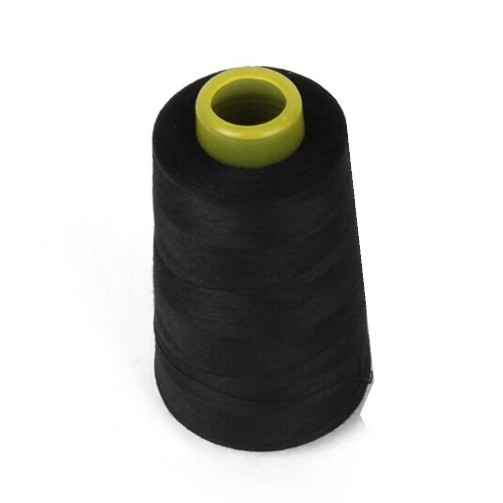 

1 Coil Wire Sew Polyester Sewing Machine 40S / 2 Black leather sewing thread waxed thread for leather nylon thread