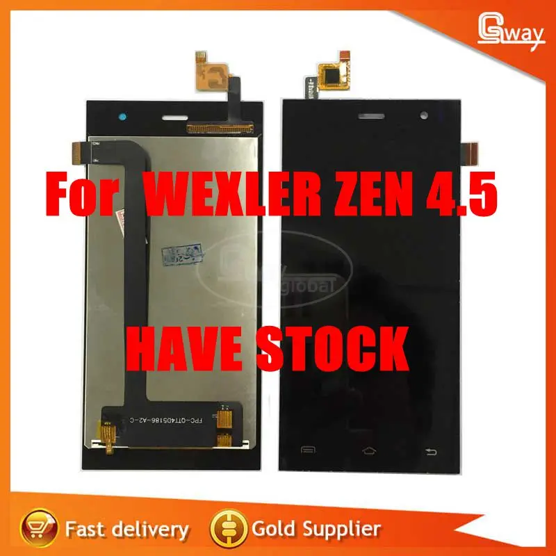 imágenes para De Calidad superior para el smartphone WEXLER ZEN 4.5 pantalla lcd + asamblea de pantalla táctil + Herramientas Kits imágenes para De Calidad superior para el smartphone WEXLER ZEN 4.5 pantalla lcd + asamblea de pantalla táctil + Herramientas Kits