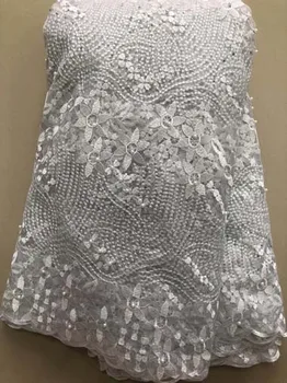 

New Design Nigerian Lace Fabric African Lace Fabrics High Quality tulle net Elegant French Net Lace Fabric For Wedding HLL3374