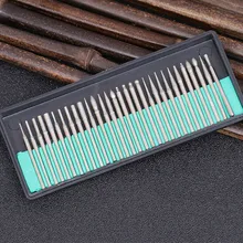  Power Tools Accessories Rotary tools Diamond Burs Grinding Wheel 3.0mm shank of 30pcs for Dremel Tools Accessories Abrasive Tool 