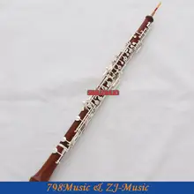 Профессиональная Роза деревянный корпус гобо посеребренный C Ключ с Чехол-полуавтомат