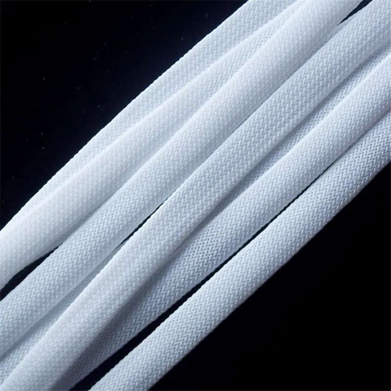 

1 meters White High quality 10mm Braided PET Expandable Sleeving High Density Sheathing Plaited Cable Sleeves DIY