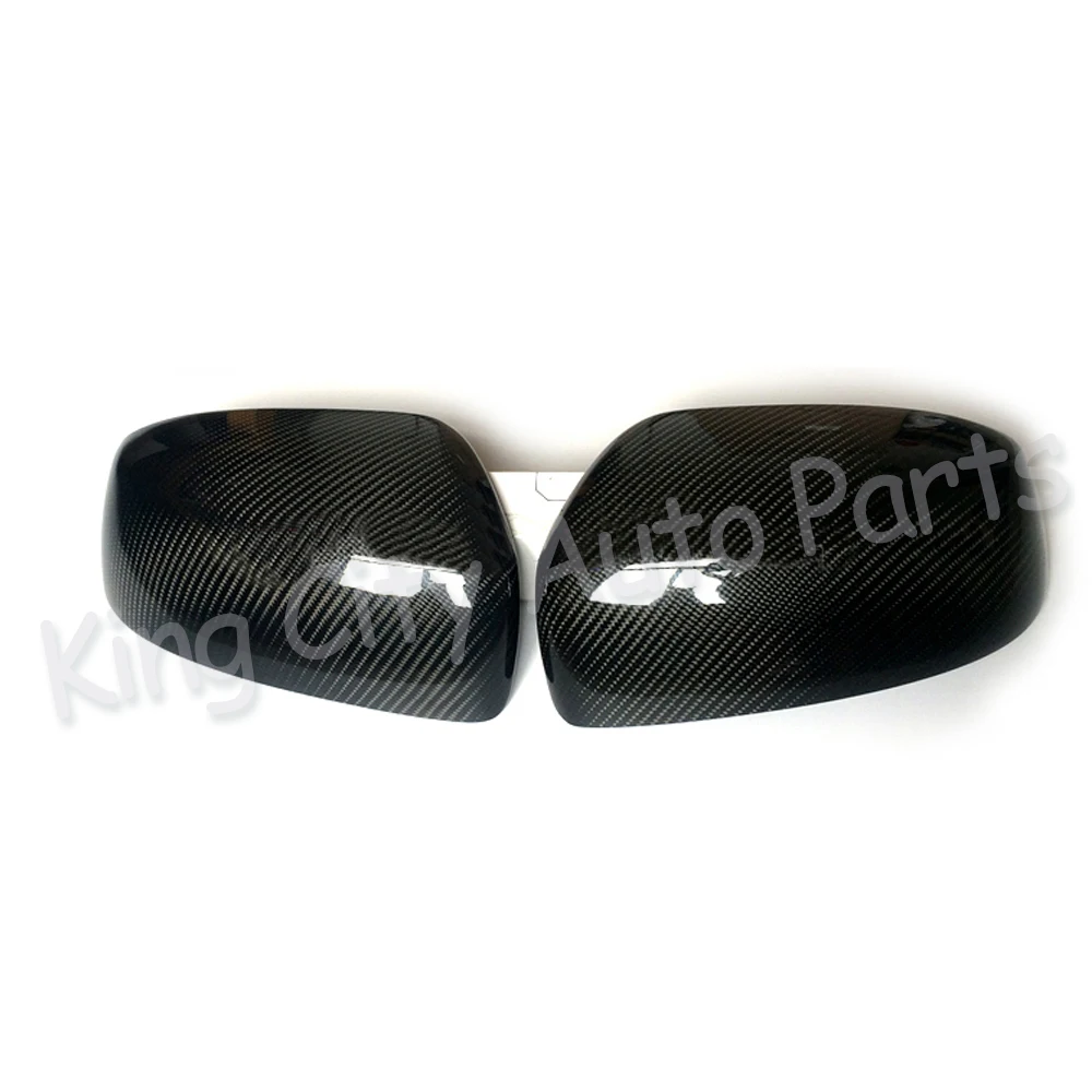 

CAPQX For Mitsubishi Lancer 10-19 EVO x10 Genuine Carbon Fiber Car Rearview Mirror Trim Cover Side Rear View Decoration Shell