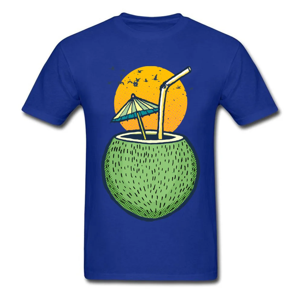 Fresh Coconut Water over Summer Sunset_blue