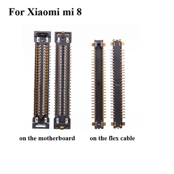 

2pcs FPC connector For Xiaomi mi 8 mi8 LCD display screen on Flex cable on mainboard motherboard For Xiao mi mi 8 mi8