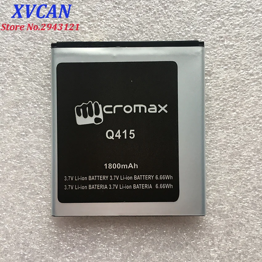 Для Q415 MICROMAX батарея Canvas Pace 4G 1800MAH Мобильный телефон Li Ion замена