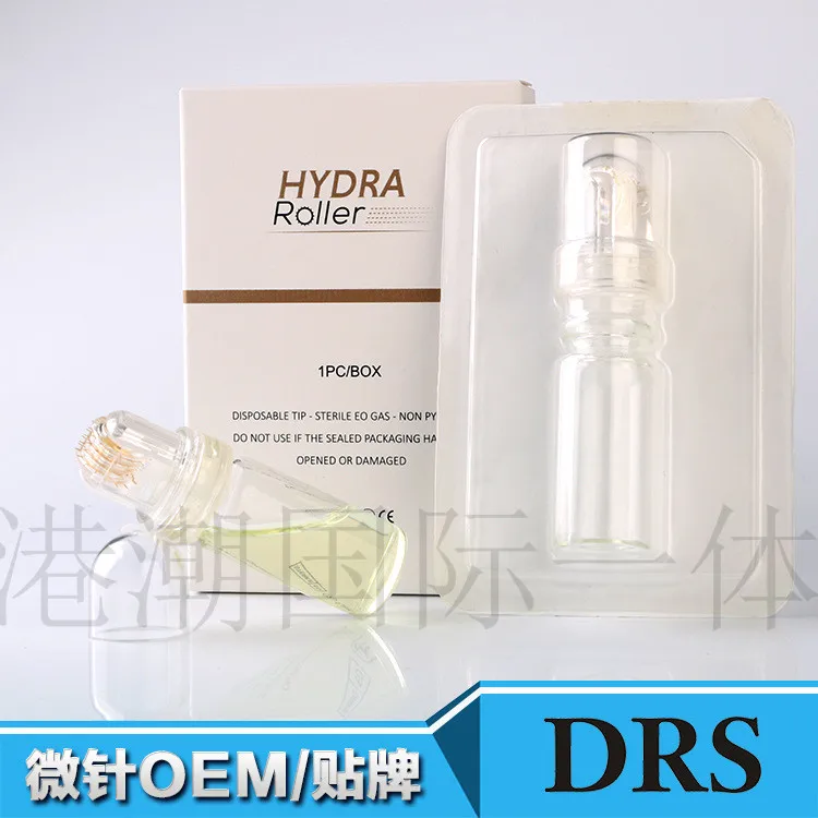 64 золотые титановые наконечники дермальный наполнитель Игла Micro Hydra ролик для