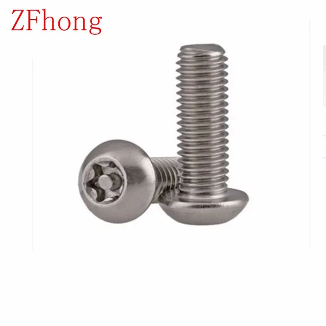 M6 (6mm) BULLONI DI SICUREZZA TESTA BOTTONE TORX, VITI - Foto 6