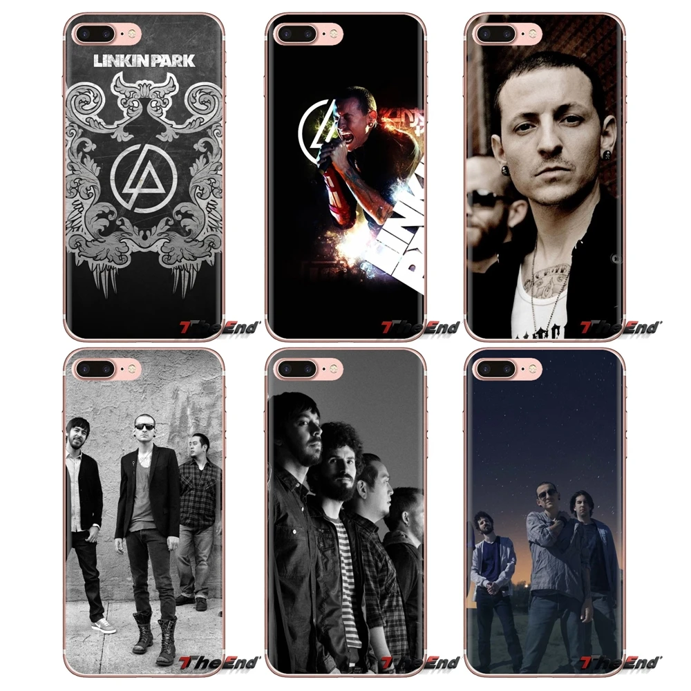 

For Xiaomi Redmi 4A S2 Note 3 3S 4 4X 5 Plus 6 7 6A Pro Pocophone F1 Music Linkin park Transparent Soft Shell Covers