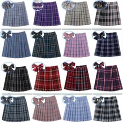 2019 Для женщин Harajuku плиссированная в стиле Сайи Университет Косплэй большой Размеры женский Танцы юбка Высокая Талия Kawaii для Для женщин +