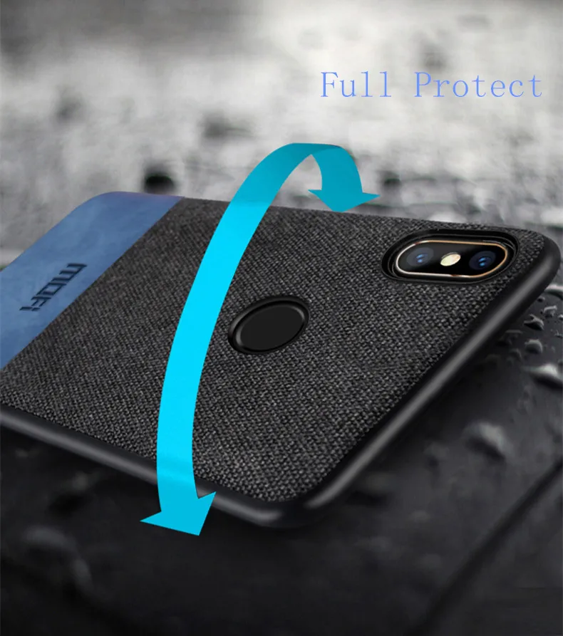 phone cases for xiaomi For Xiaomi Mi8 Case Cover Mi 8 Explorer Version Back Cover Silicone Fabric Shockproof Case Coque Capas MOFi Mi8 SE Case xiaomi leather case cosmos blue