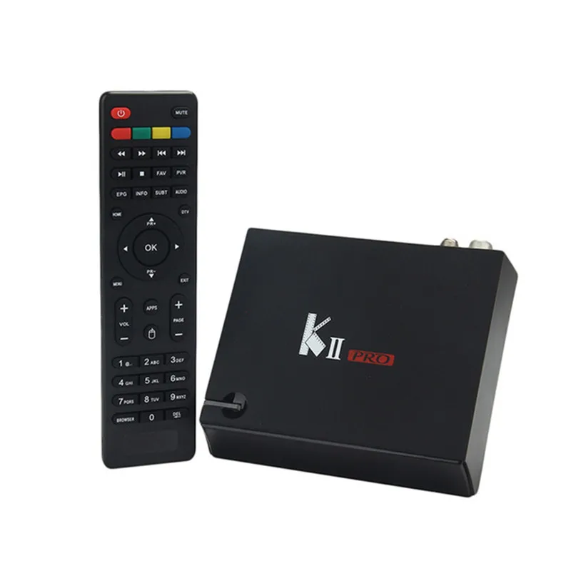 

Mecool KII Pro DVB-T2 DVB-S2 Android TV Box Amlogic S905 2GB 16GB Quad Core Smart Box Bluetooth Wifi Miracast Media Player