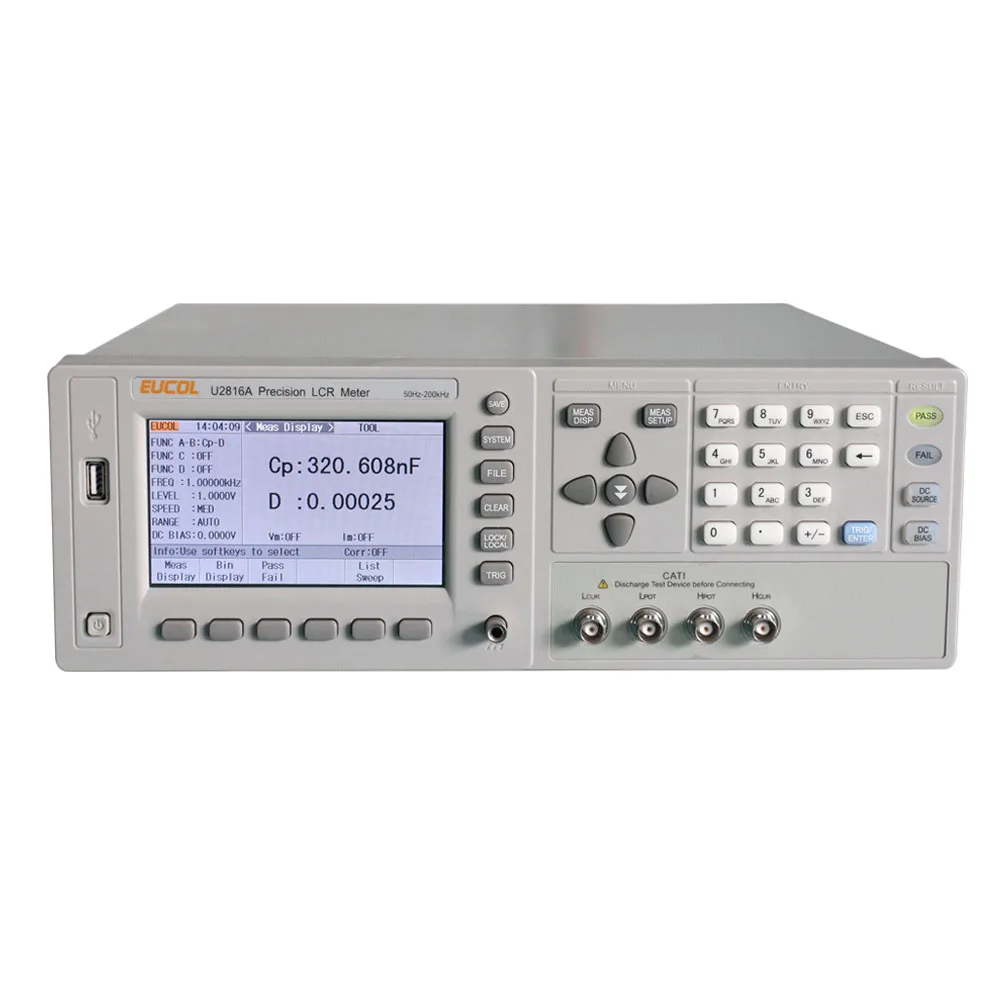 

U2816A Precision LCR Meter Digital Bridge Tester New Design Insulation Resistance Electronic Component Tester