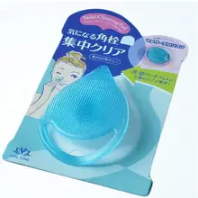 Щетка для удаления угрей, очищающая Подушечка Для лица, мягкая кисточка для носа, очищающая поры, уход за кожей