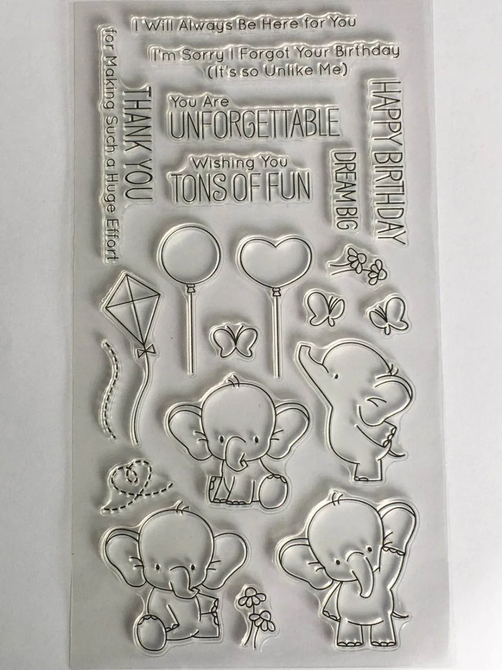 11 16cm's crafts Store Clear stamps 123 aa-in Stamps from Home &amp; Garden ...