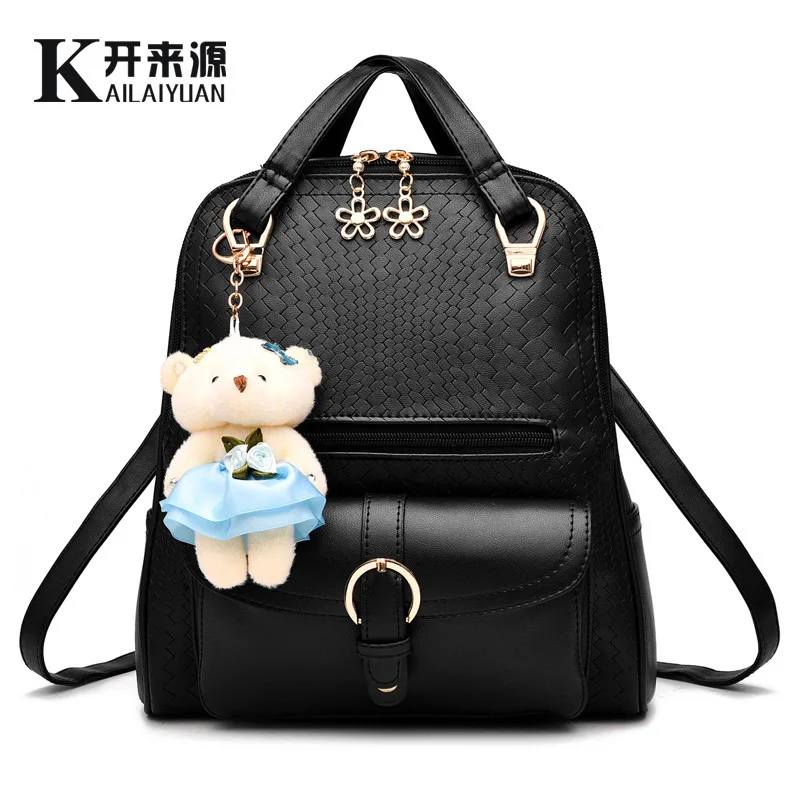 

Backpack bag new spring and summer new tide female backpack student fashion leisure bear female bag