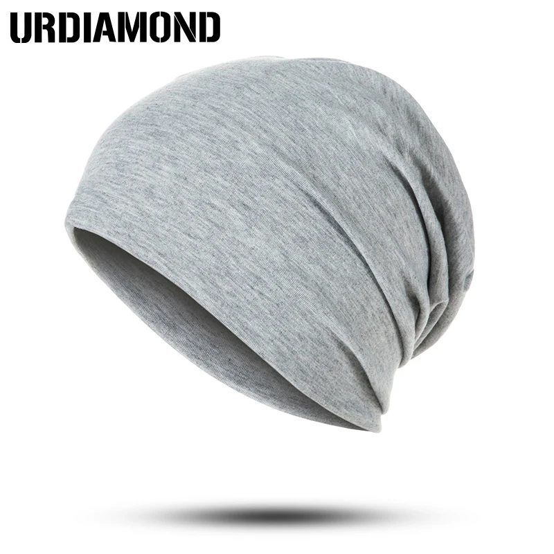 

URDIAMOND 2019 Winter Hat Unisex For Woman Man Hip Hop Caps 18 Colors Casual Sloid Cotton Outdoors Skullies Beanies