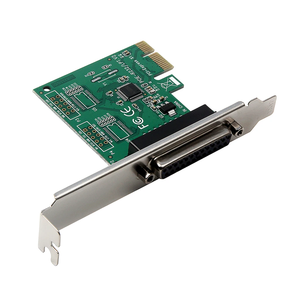 PCI-E Parallel Port Expansion Card PCI Express to LPT Converter Adapter for Tax Printer POS Compatible Windows Vista | Компьютеры и