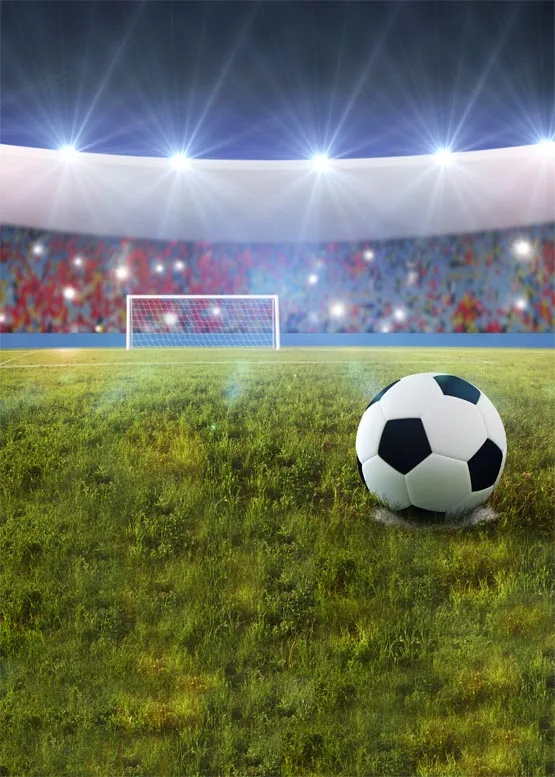 Custom sports vinyl cloth football field photography backdrops for