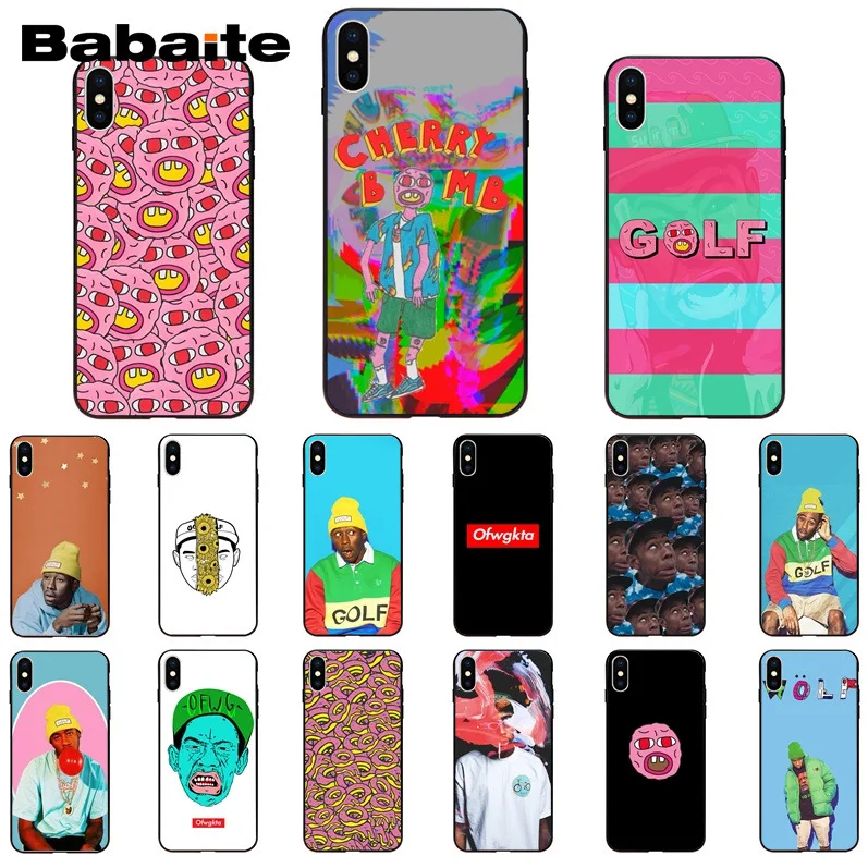 

Babaite Tyler The Creator Custom Photo Soft Phone Case for iPhone X XS MAX 6 6s 7 7plus 8 8Plus 5 5S SE XR