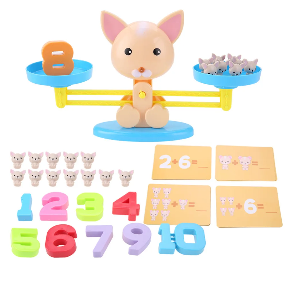

Early Learning Balance Digital Game Scale Number Children Educational Toy Learn Add And Counting Early Education Gift For Kids