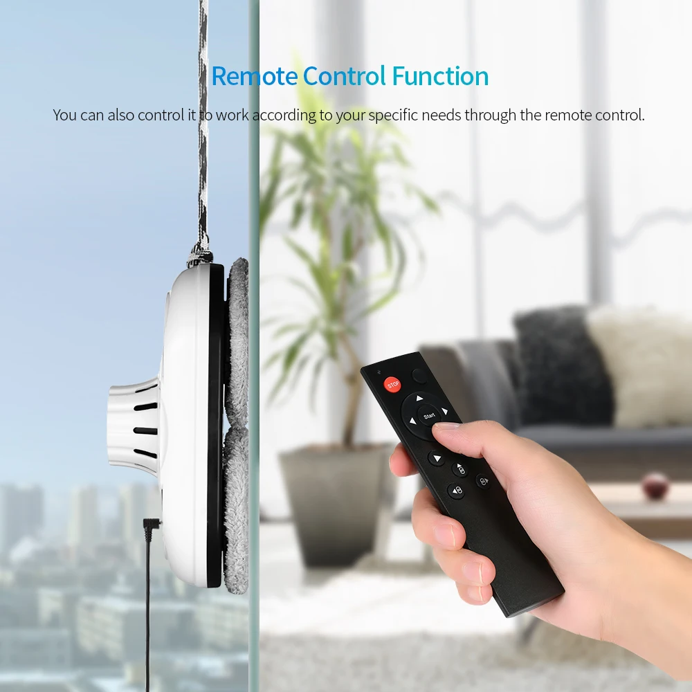 

Window Cleaner Window Cleaning Brush Glass Window Cleaning Robot Low Noise Remote Control Home Automatic Window Cleaning Machine