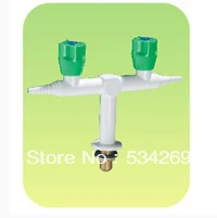 

Pure Copper Dual port Wall style Parallel and 90 Angle Laboratory water tap