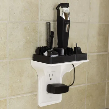 

Outlet Shelf Power Perch Space Saving Solution Charging Shelf for Smart Home Speakers Cell Phones RT99