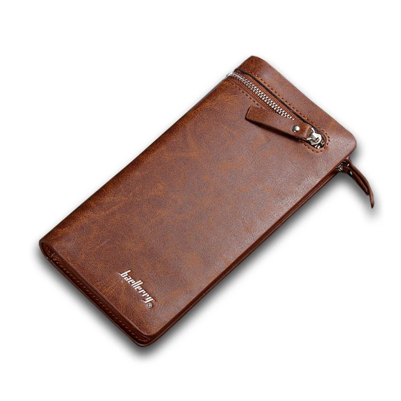

2016 quality leather men wallets long style three styles luxury brand male carteira masculina clutch men purse free shipping