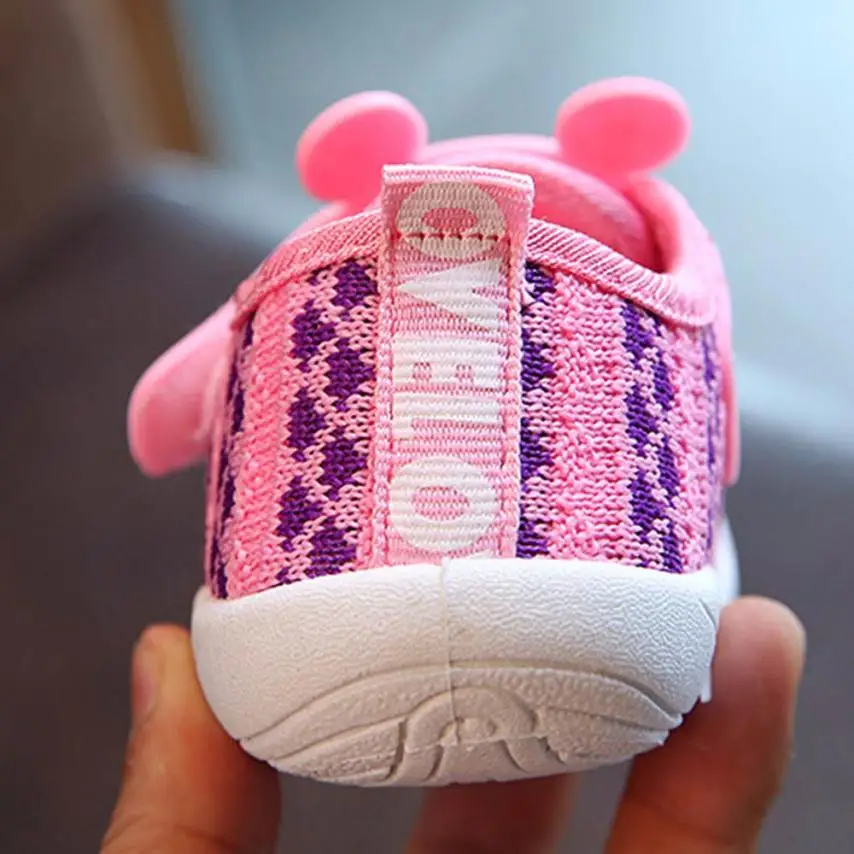 

New 2018 EUToddler Children Kids Baby Cartoon Star Rabbit Ears Squeaky Single Shoes Sneaker high quality children shoes #LD
