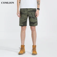 Летние хлопковые Рубашки домашние Для мужчин Бермуды пляжные шорты бренд брюки-карго Костюмы Армия Камуфляж Короткие Мода Плюс Размеры C7