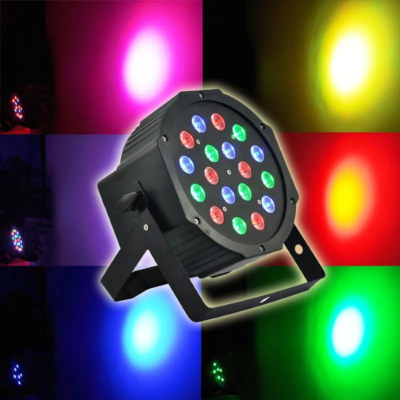 Dvolador 18LED PAR огни для сцены Освещение с RGB магический эффект DMX512 лазерный проектор Par Огни Праздник свет этапа