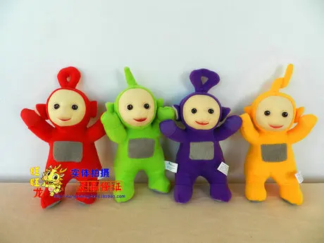 Movie TV Teletubbies Children Toys Stuffed plush about 20CM plush doll one lot 4 pieces birthday