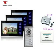 Yobang Security 7″Hot Sale Apartment Building Video Door Phone Building Conversational System Villa Entry Video Intercom System