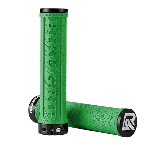 ROCKBROS MTB велосипед Велоспорт Запираемая противоскользящая декоративная заглушка для руля резиновые ручки бар лента для велосипеда Аксессуары для велосипеда - Цвет: green