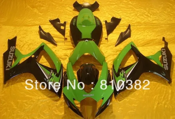 

Injection Mold Fairing kit for GSXR600 750 06 07 GSXR600 GSXR750 GSX-R600 750 K6 2006 2007 newest whtie green Fairings set SZ64
