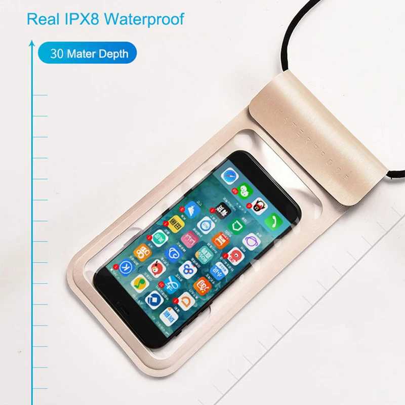 Musyue Универсальный IP68 Водонепроницаемый чехол для iPhone Xs Max XR X 7 8 плюс samsung S10 huawei P30